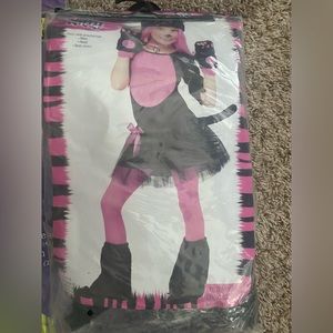 Kitty Kat Costume (black and pink) size small 4-6